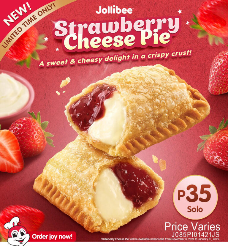 Is it Worth the Hype? Jollibee’s Newest Strawberry Cheese Pie
