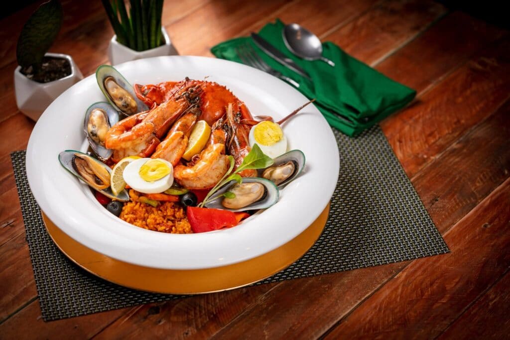 Signature Seafood Paella from Rainforest Kichene