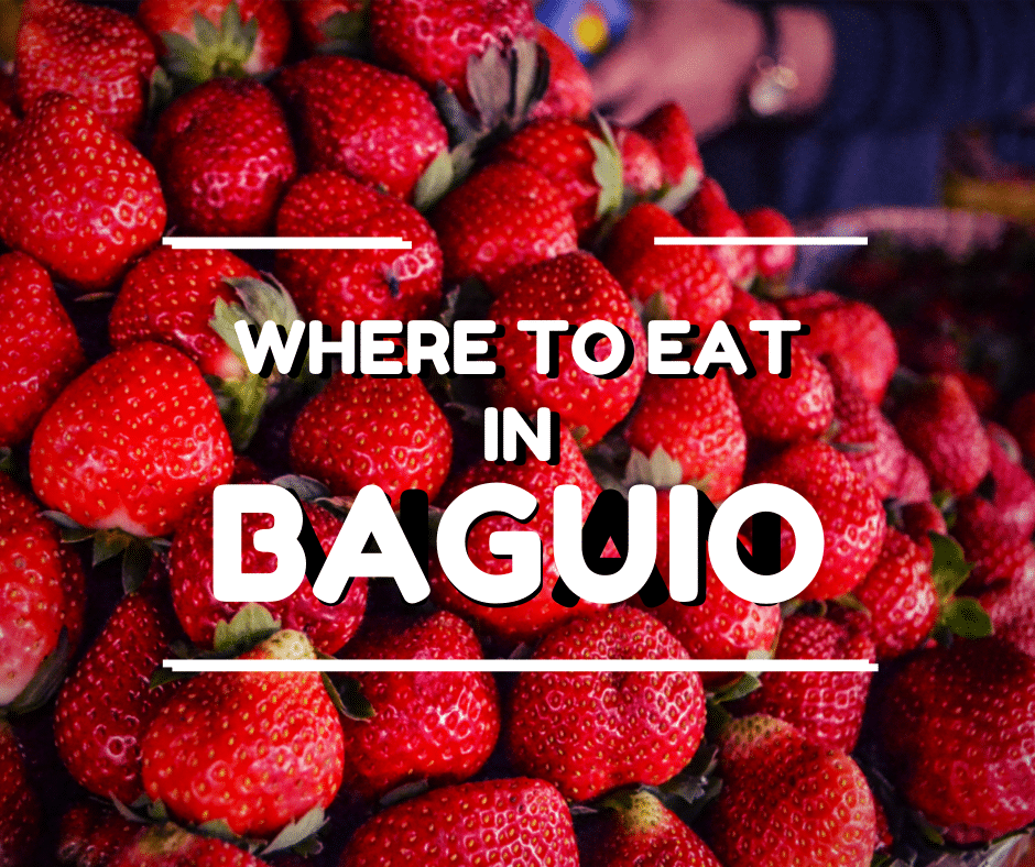 Where to Eat in Baguio Strawberry