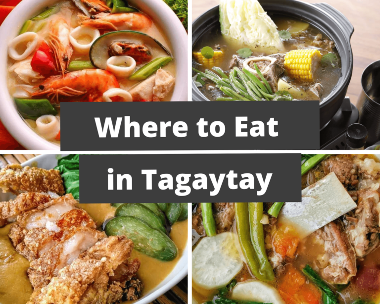 Where to Eat in Tagaytay: 7 Must Visit Tagaytay Food Trip